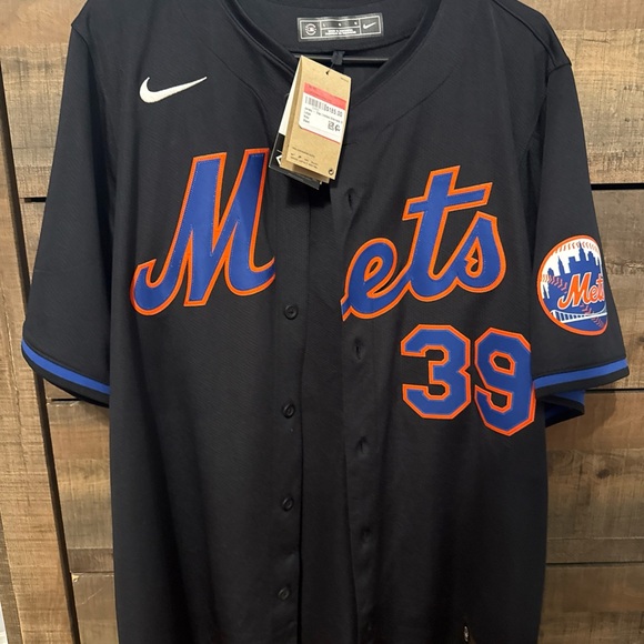 Mets Nike Black and Blue Men's Jersey - Picture 1 of 4